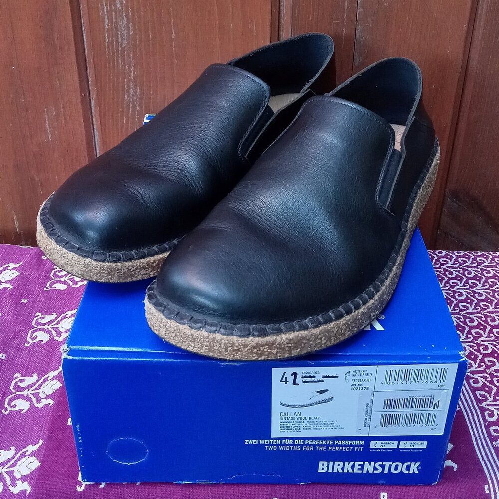 Birkenstock Men's Black  - Size 42 (Men 9-9.5 Women 11-11.5)